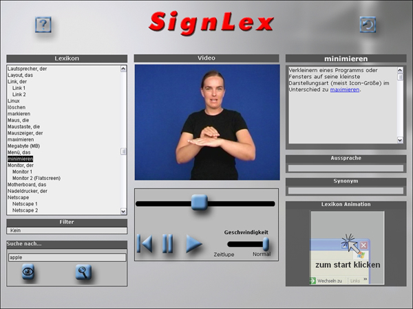 SignLex: IT-Begriffe